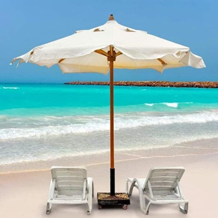 تجهيز الشواطئ بالشمسيات شمسيات بحر – شمسية بحر – شمسية بحر للبيع